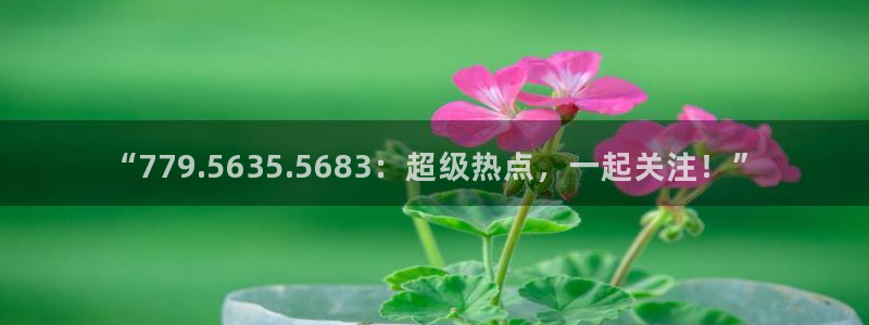 51吃瓜网今日吃瓜入口：“779.5635.5683：超级热点，一起关注！”